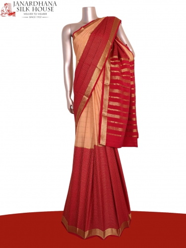 Pure Mysore Crepe Silk Saree